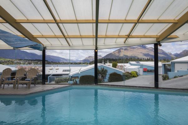 Unwind in our heated pool
