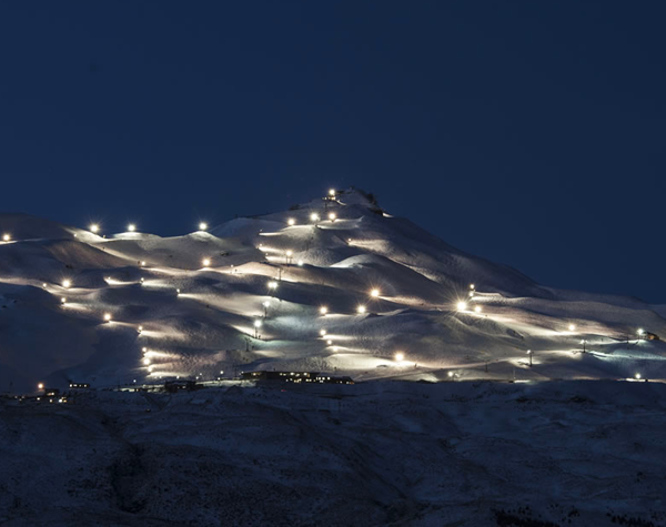 night skiing coronet peak