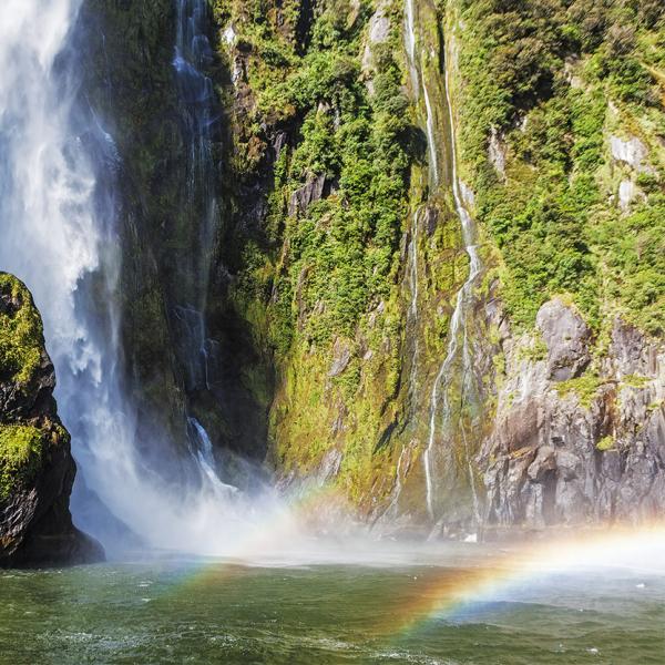 Milford sound waterfalls